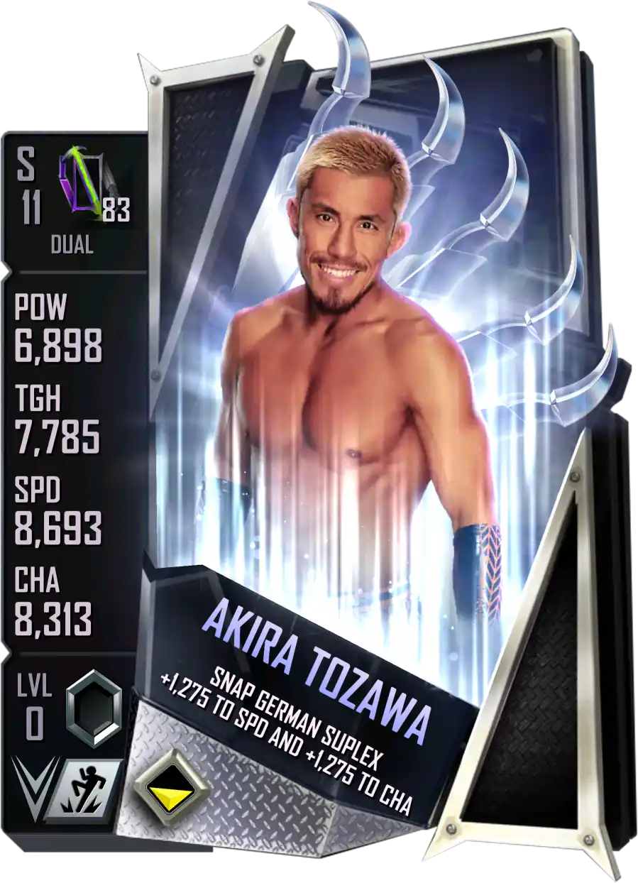 Dual, Akira Tozawa, Standard Card from WWE Supercard