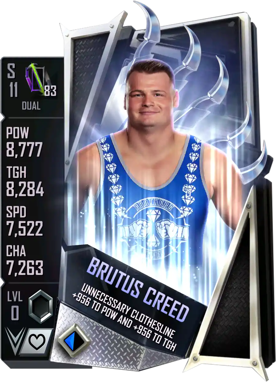 Dual, Brutus Creed, Standard Card from WWE Supercard
