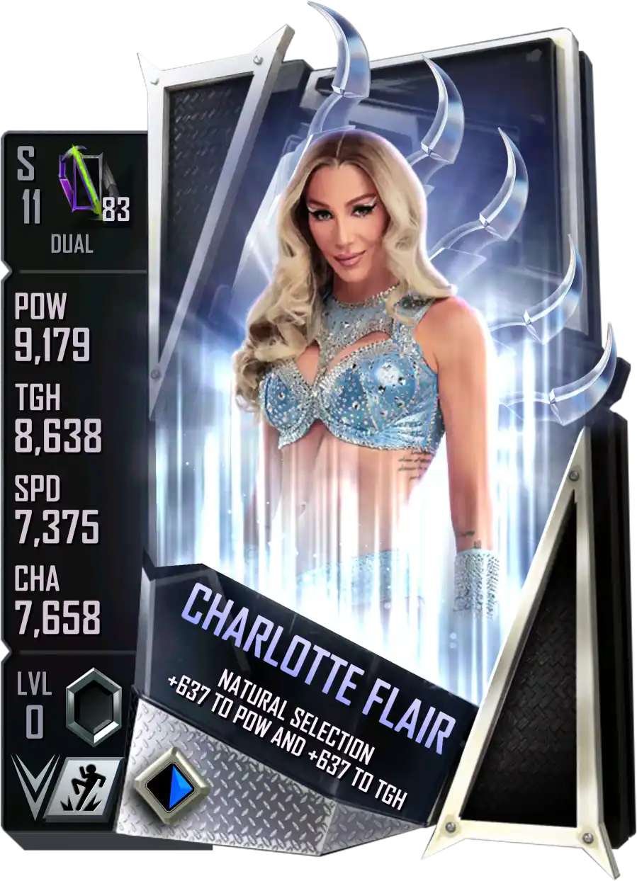 Dual, Charlotte Flair, Standard Card from WWE Supercard
