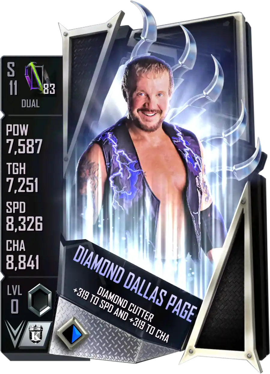 Dual, Diamond Dallas Page, Standard Card from WWE Supercard