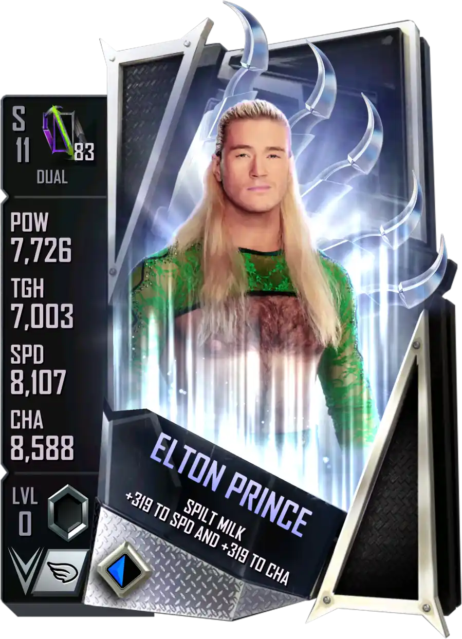 Dual, Elton Prince, Standard Card from WWE Supercard
