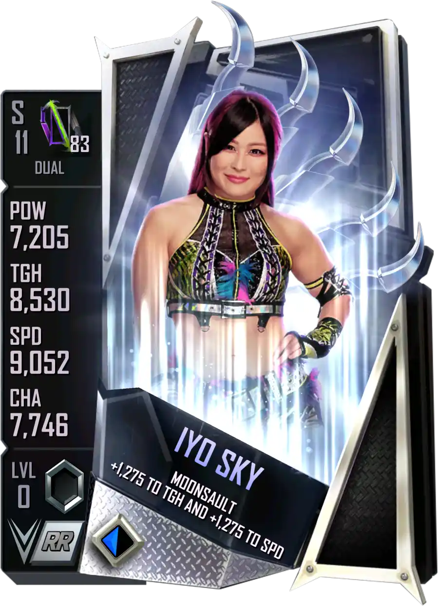 Dual, Iyo Sky, Standard Card from WWE Supercard