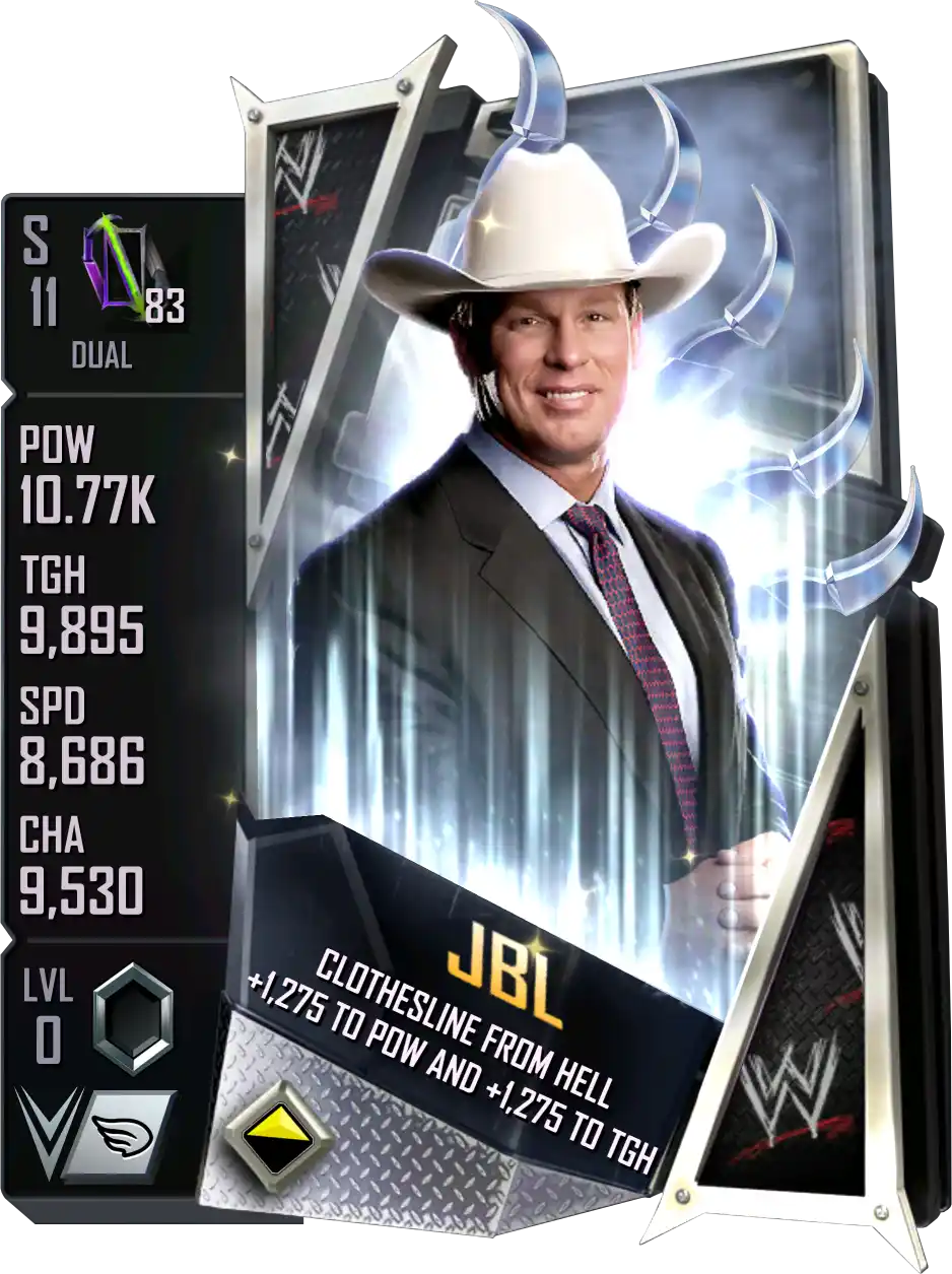 Dual, JBL, SE (Special Edition) Flip Card from WWE Supercard