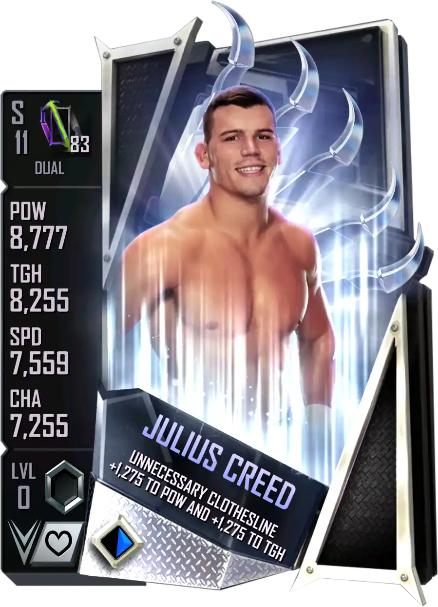 Dual, Julius Creed, Standard Card from WWE Supercard