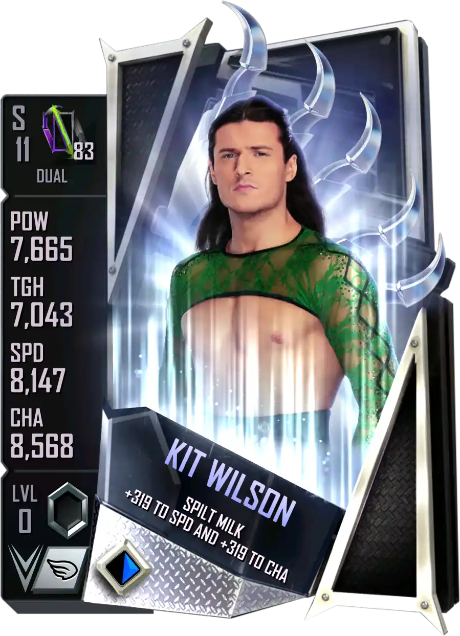Dual, Kit Wilson, Standard Card from WWE Supercard