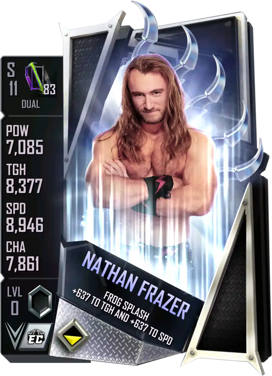 Dual, Nathan Frazer, Standard Card from WWE Supercard