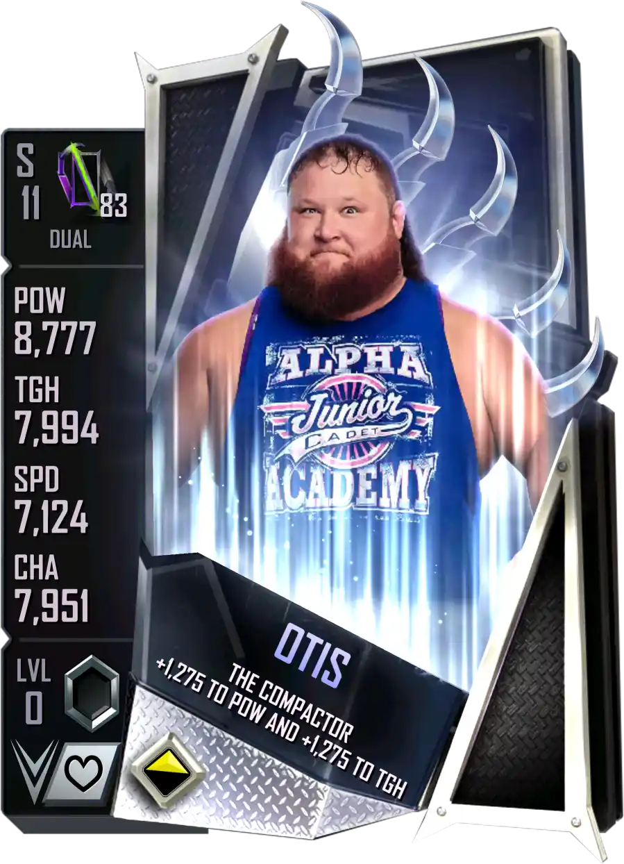 Dual, Otis, Standard Card from WWE Supercard