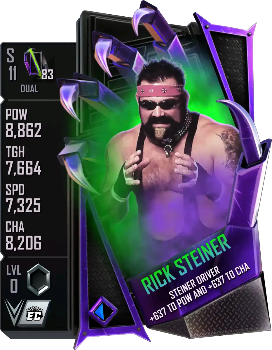 Dual, Rick Steiner, Standard Card from WWE Supercard
