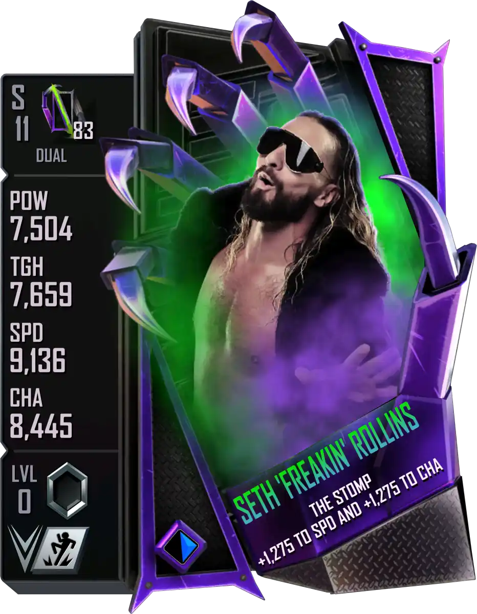 Dual, Seth Rollins, Standard Card from WWE Supercard