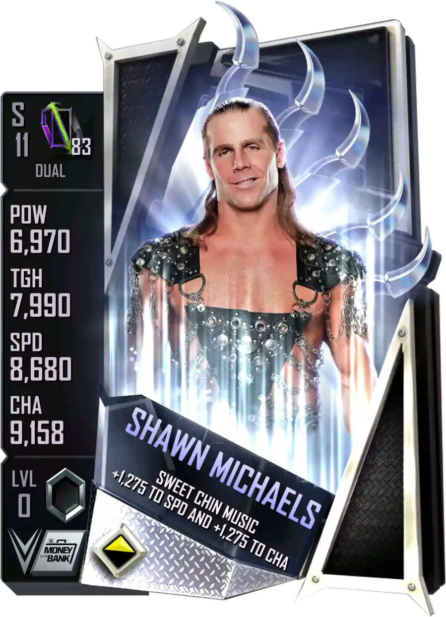 Dual, Shawn Michaels, Standard Card from WWE Supercard