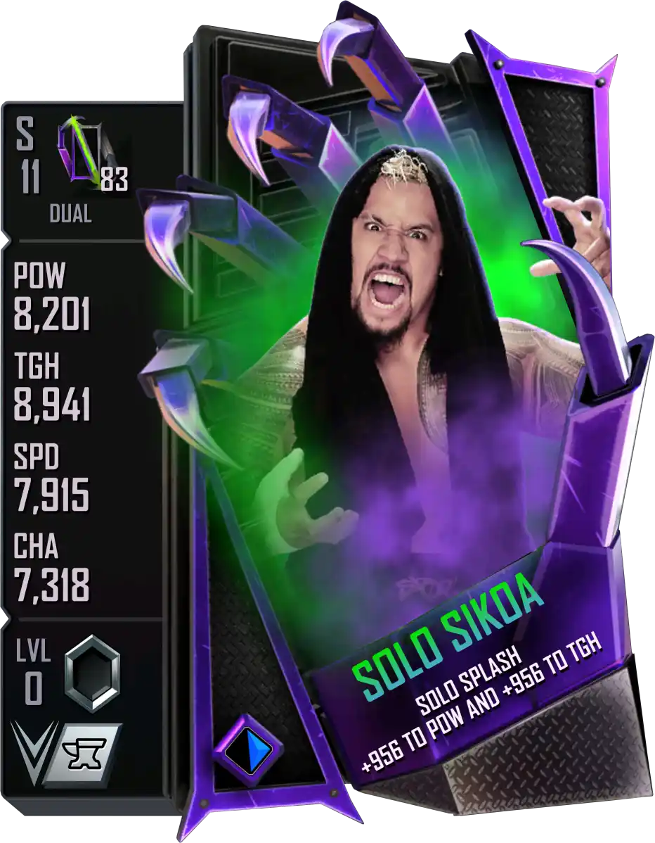 Dual, Solo Sikoa, Standard Card from WWE Supercard