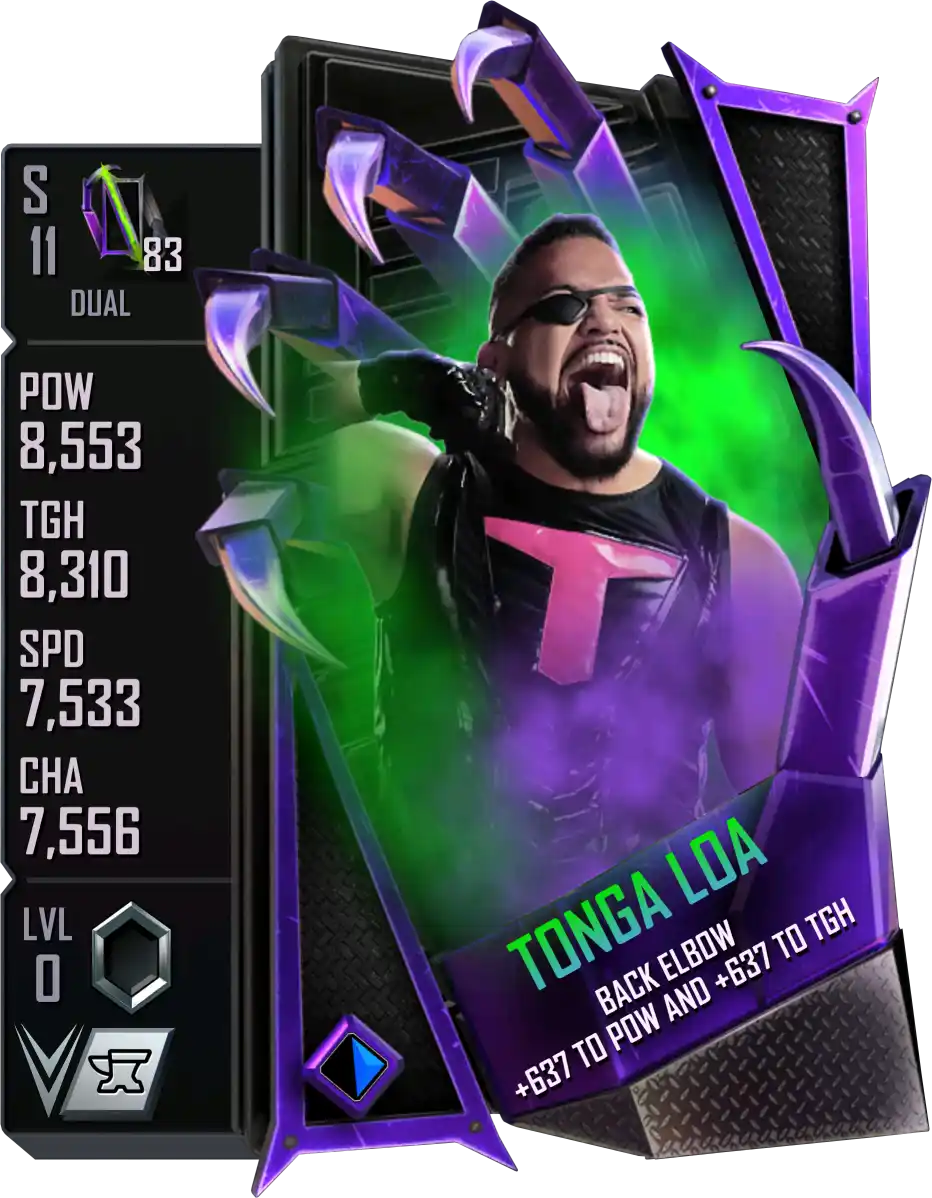 Dual, Tonga Loa, Standard Card from WWE Supercard