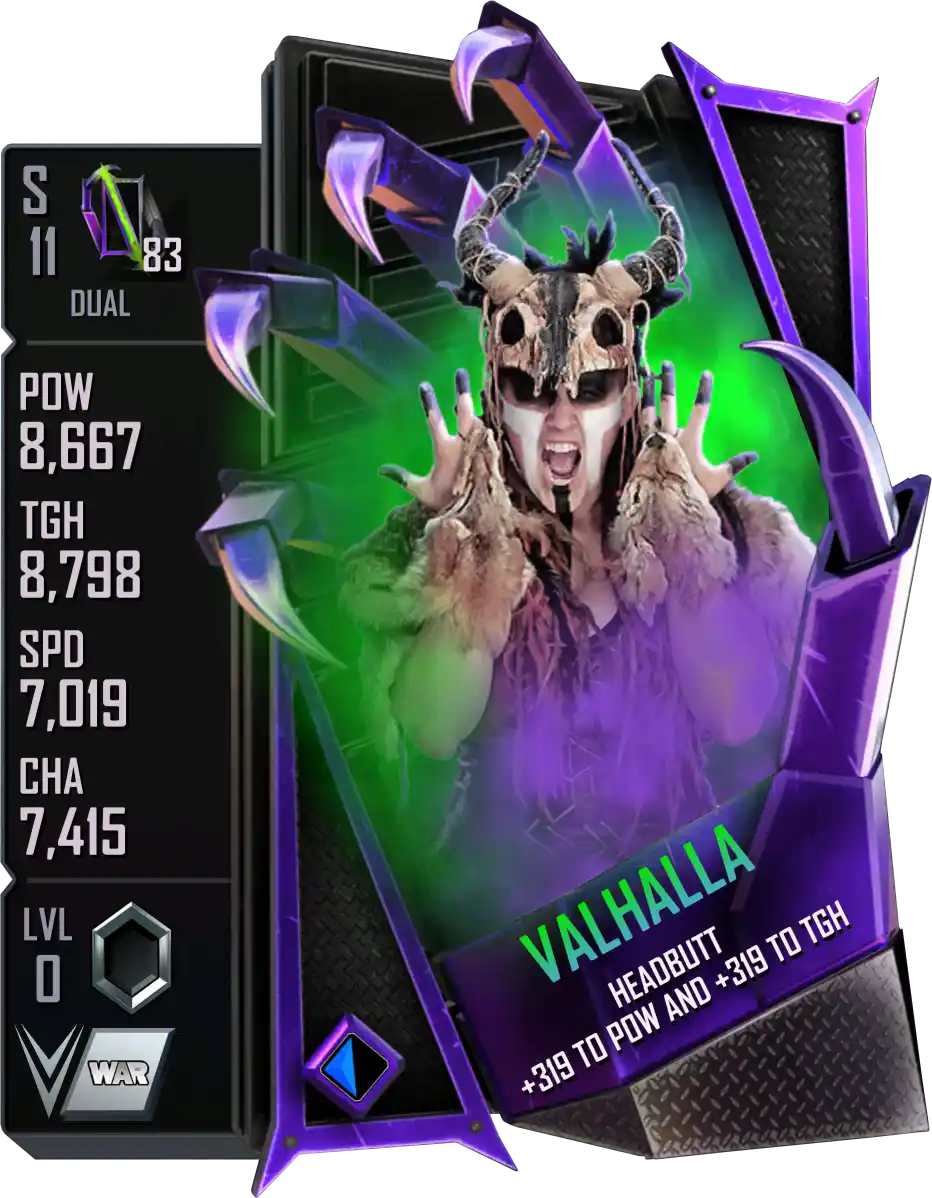 Dual, Valhalla, Standard Card from WWE Supercard