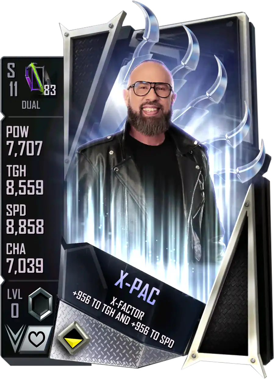 Dual, X-Pac, Standard Card from WWE Supercard