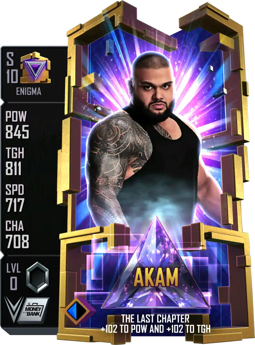 Enigma, Akam, Standard Card from WWE Supercard