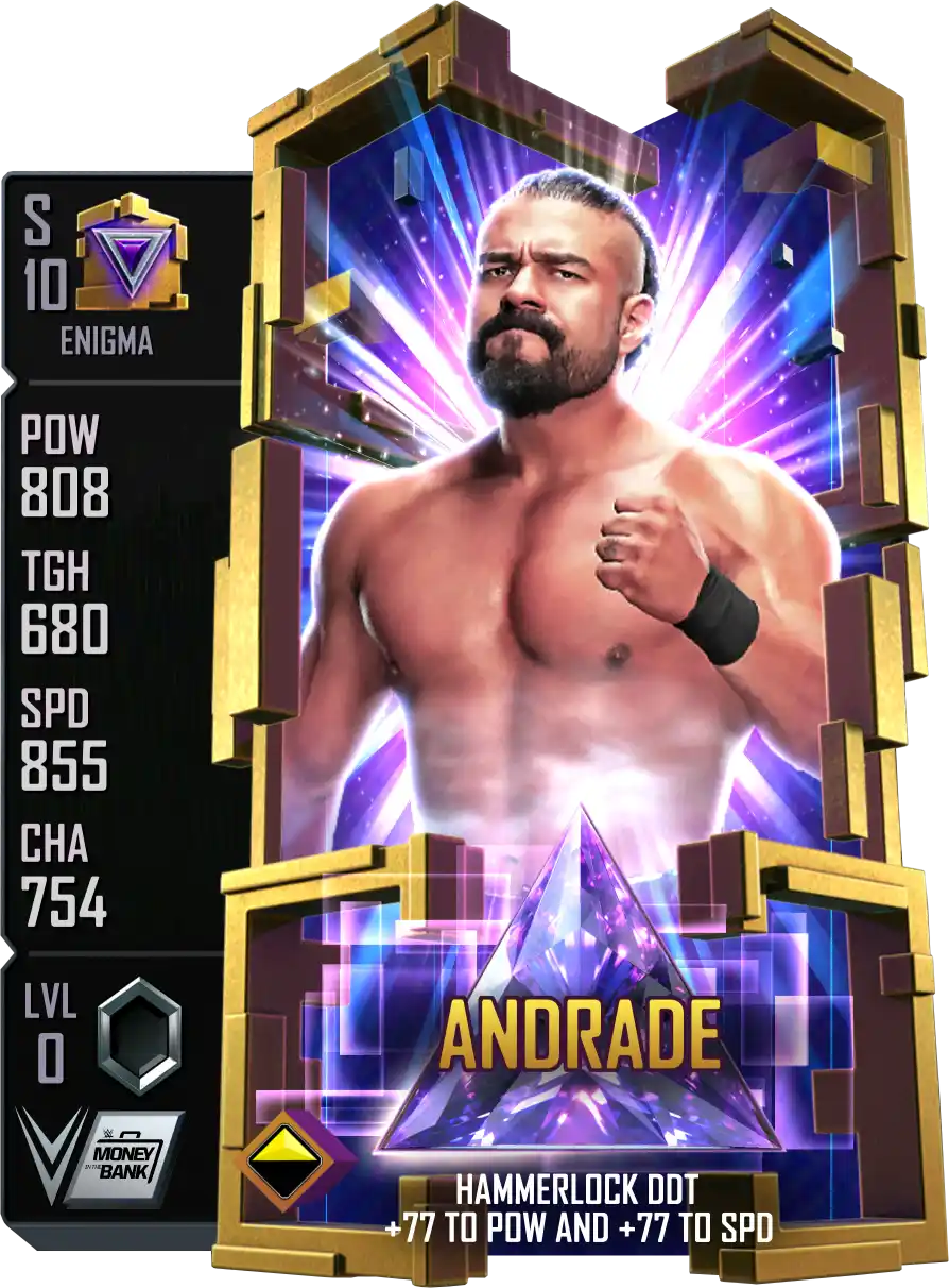 Enigma, Andrade, Standard Card from WWE Supercard