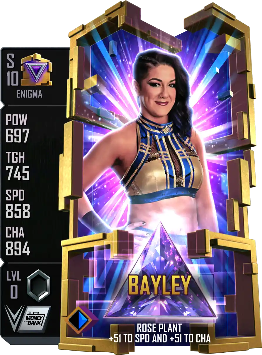 Enigma, Bayley, Standard Card from WWE Supercard