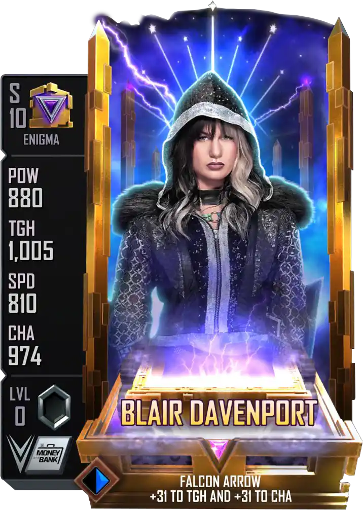Enigma, Blair Davenport, Fusion card from WWE Supercard