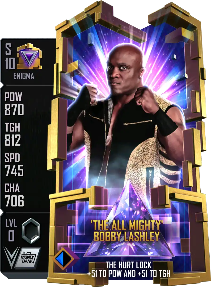 Enigma, Bobby Lashley, Standard Card from WWE Supercard