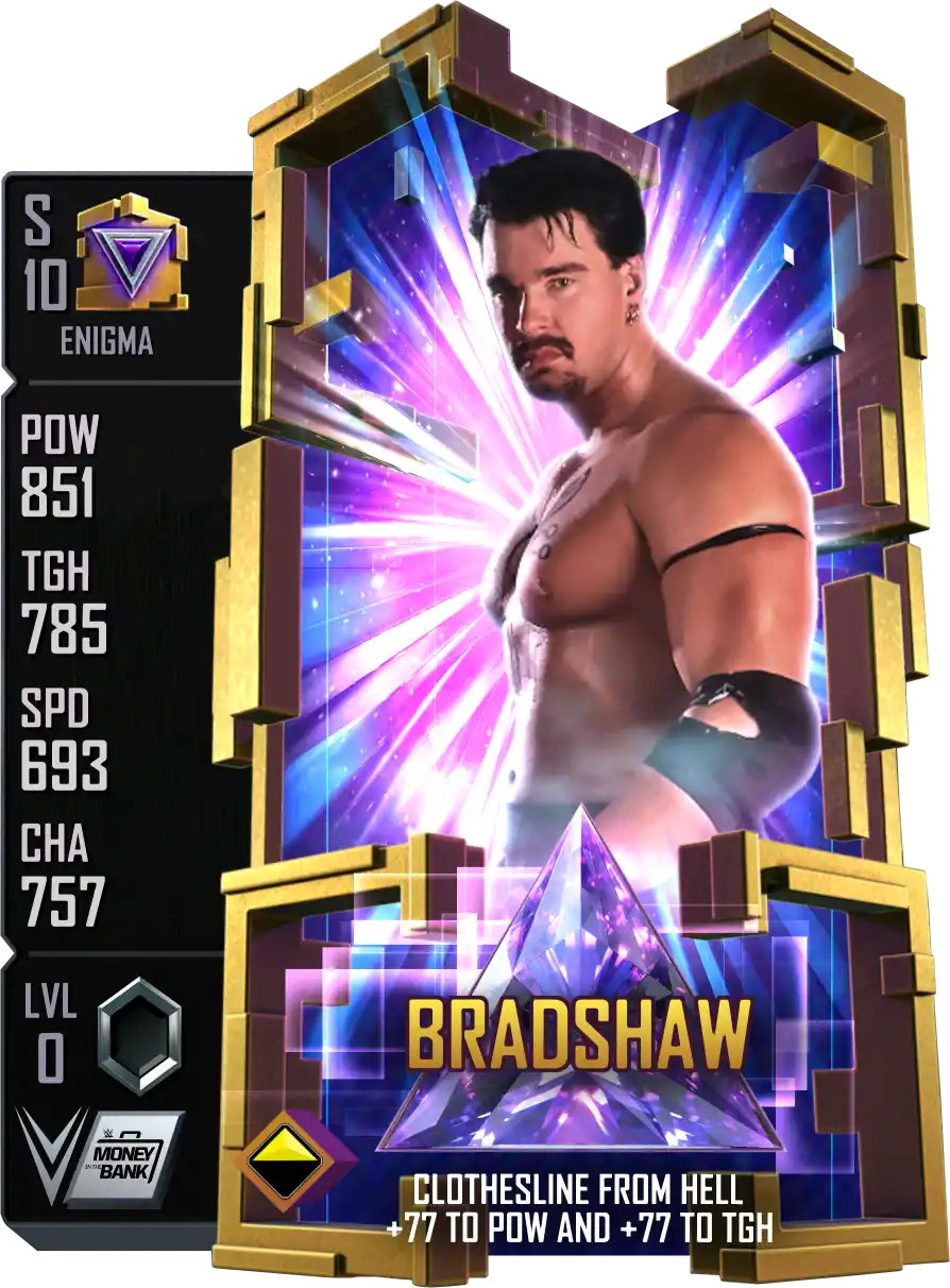 Enigma, Bradshaw, Standard Card from WWE Supercard