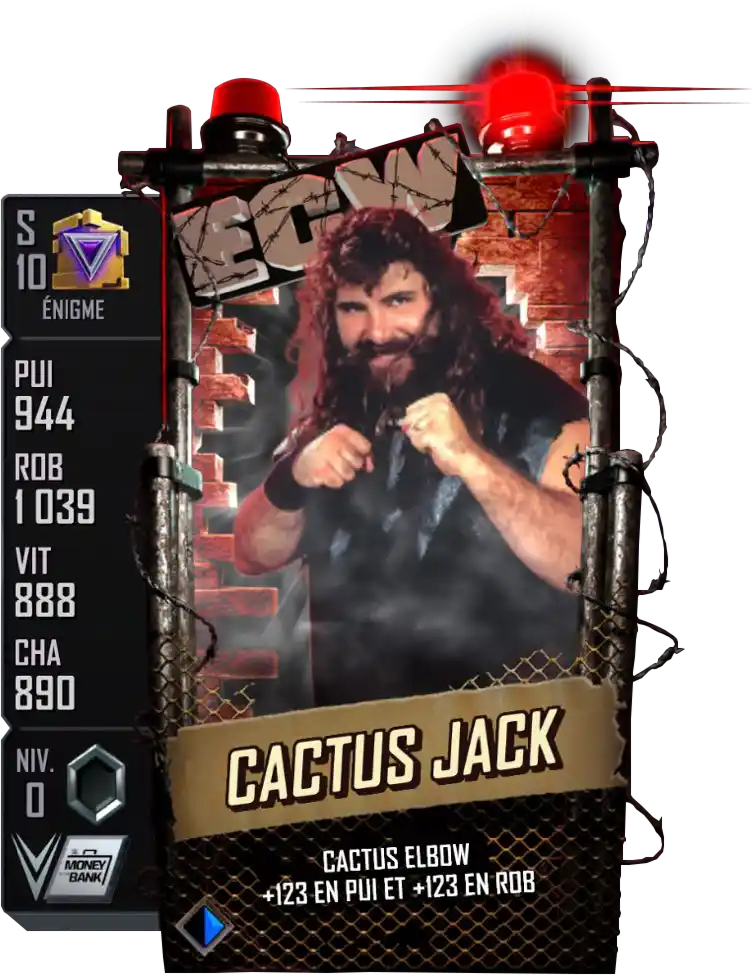 Enigma, Cactus Jack, Special Edition card from WWE Supercard