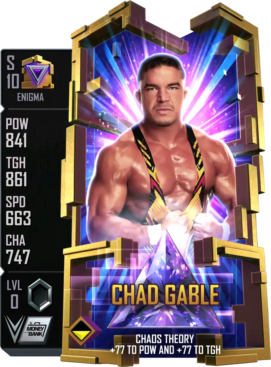 Enigma, Chad Gable, Standard Card from WWE Supercard