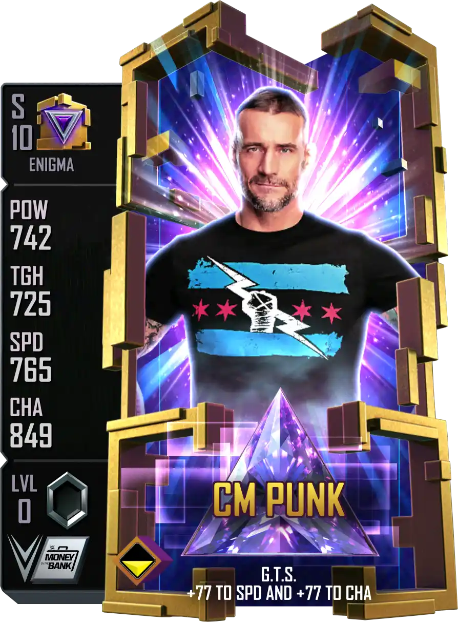 Enigma, CM Punk, Standard Card from WWE Supercard