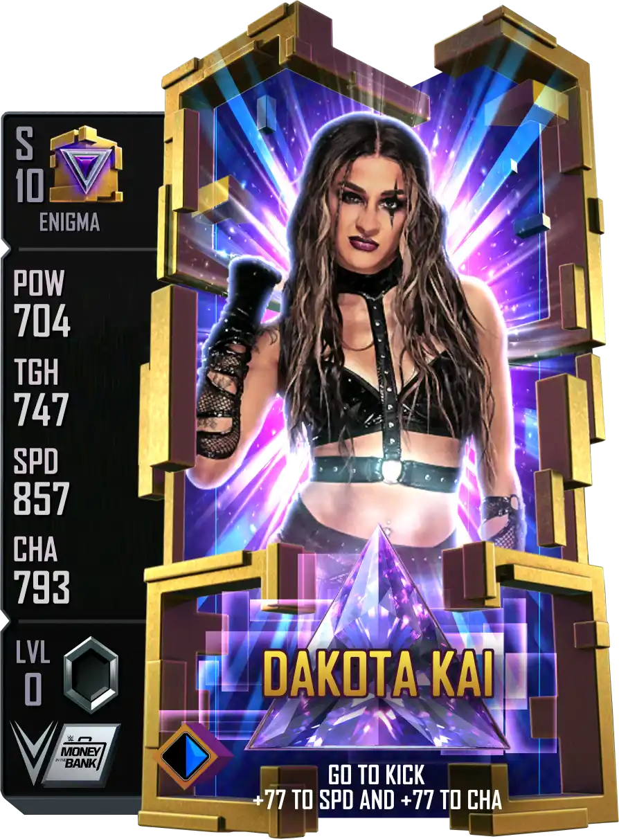 Enigma, Dakota Kai, Standard Card from WWE Supercard