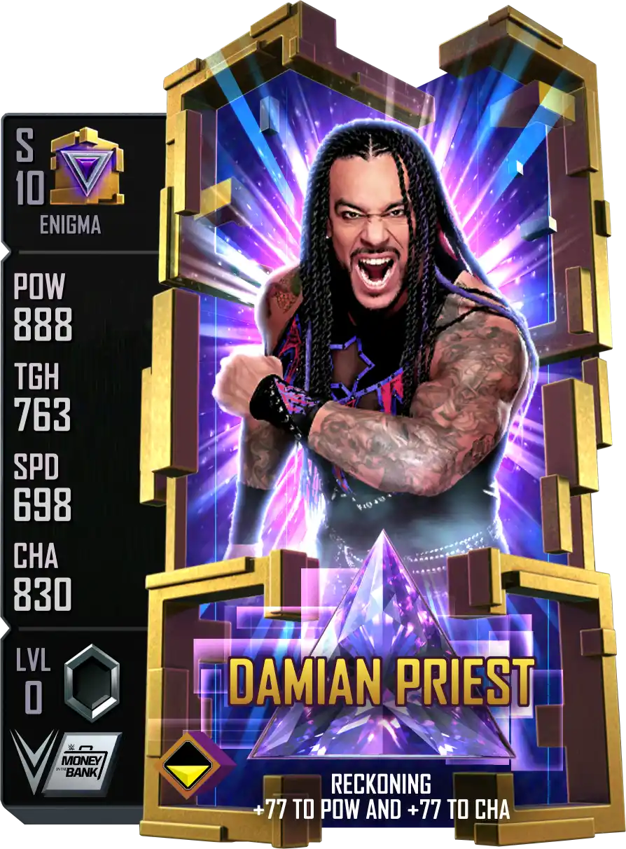Enigma, Damian Priest, Standard Card from WWE Supercard