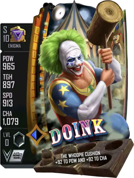 Enigma, Doink, Special Edition card from WWE Supercard