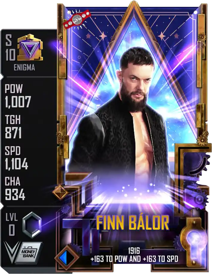 Enigma, Finn Balor, Heroic Event card from WWE Supercard