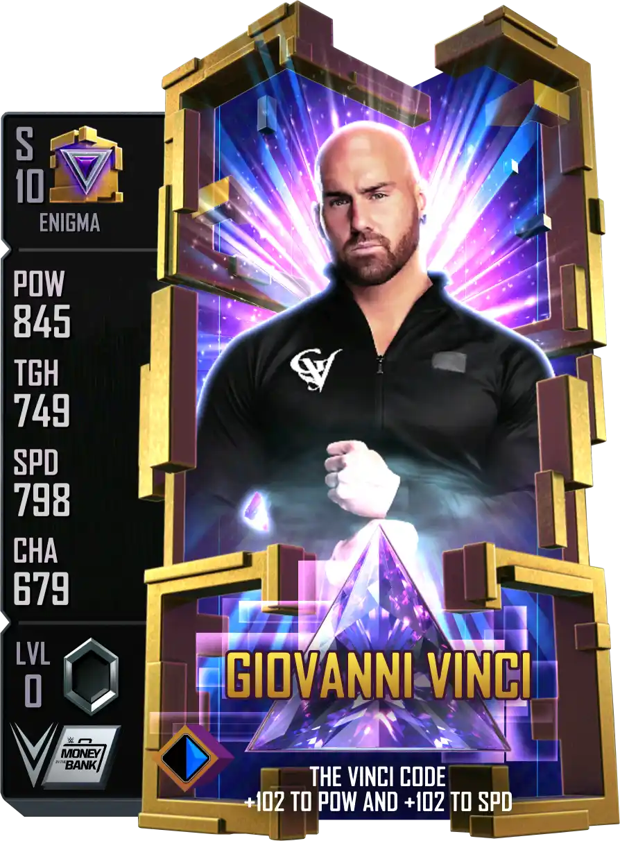 Enigma, Giovanni Vinci, Standard Card from WWE Supercard