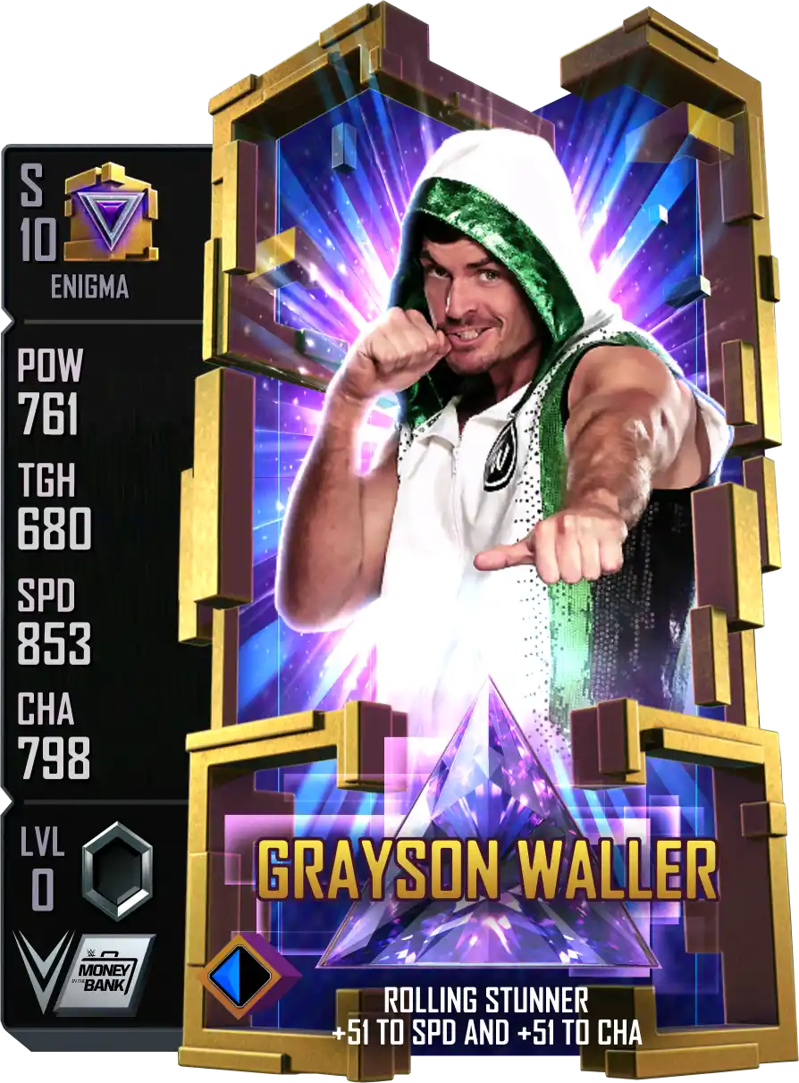 Enigma, Grayson Waller, Standard Card from WWE Supercard