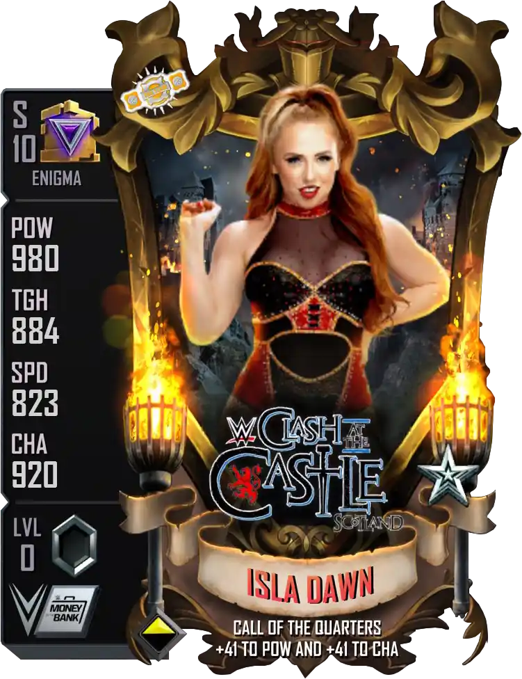 Enigma, Isla Dawn, Special Edition card from WWE Supercard
