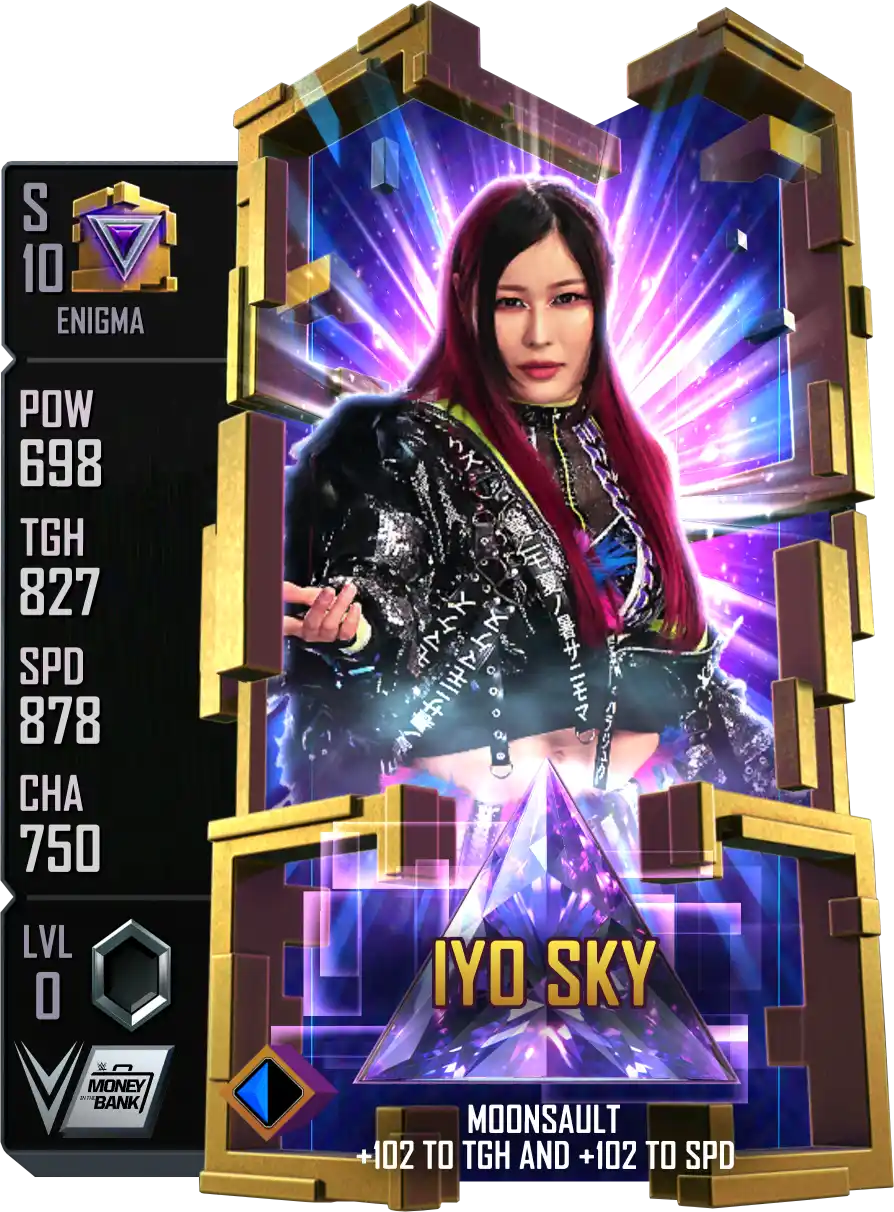 Enigma, Iyo Sky, Standard Card from WWE Supercard