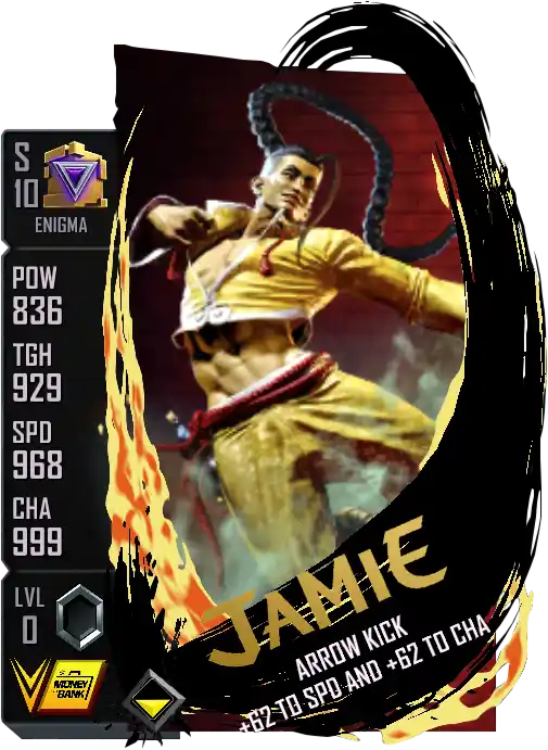Enigma, Jamie, Special Edition card from WWE Supercard