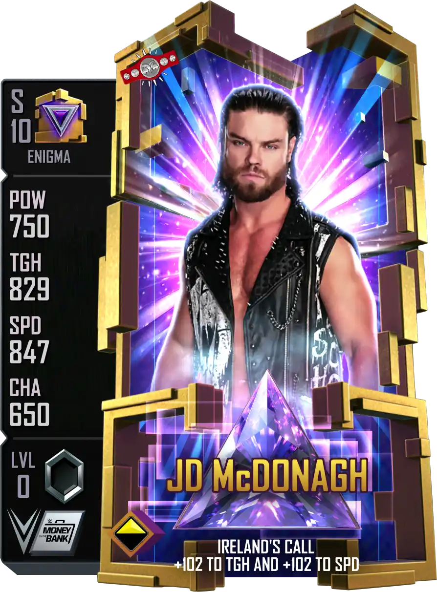 Enigma, JD McDonagh, Standard Card from WWE Supercard