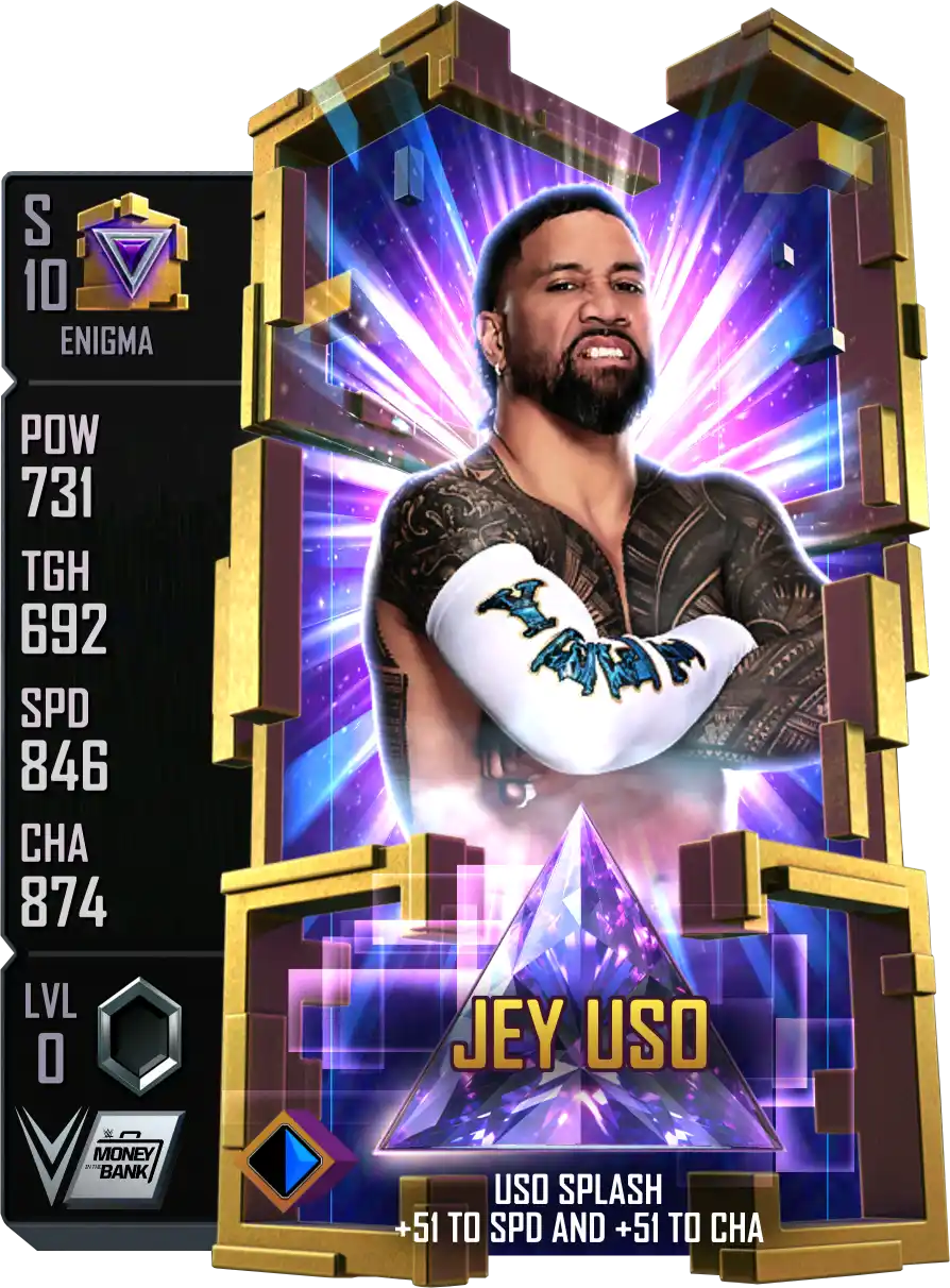Enigma, Jey Uso, Standard Card from WWE Supercard