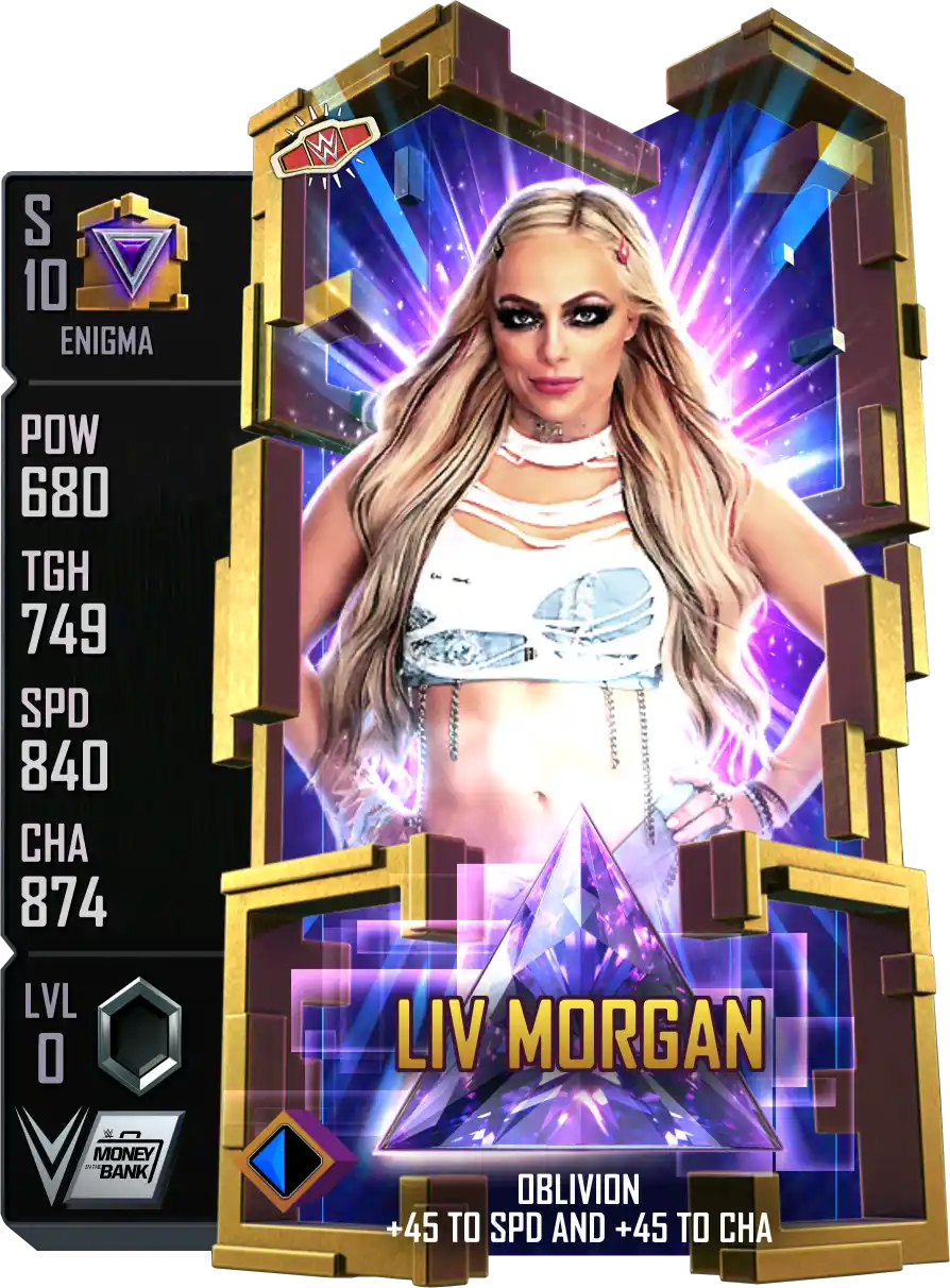 Enigma, Liv Morgan, Standard Card from WWE Supercard