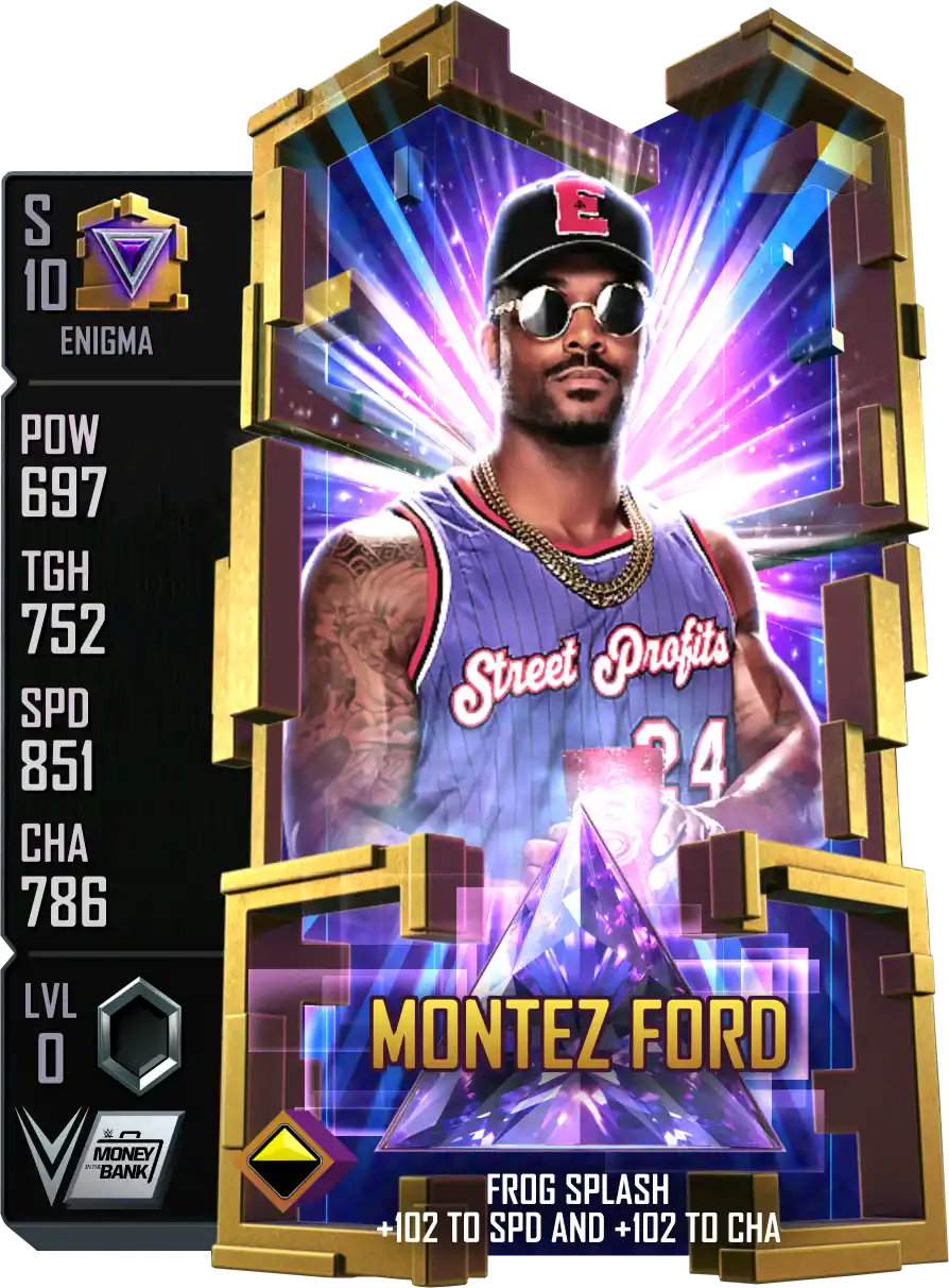 Enigma, Montez Ford, Standard Card from WWE Supercard