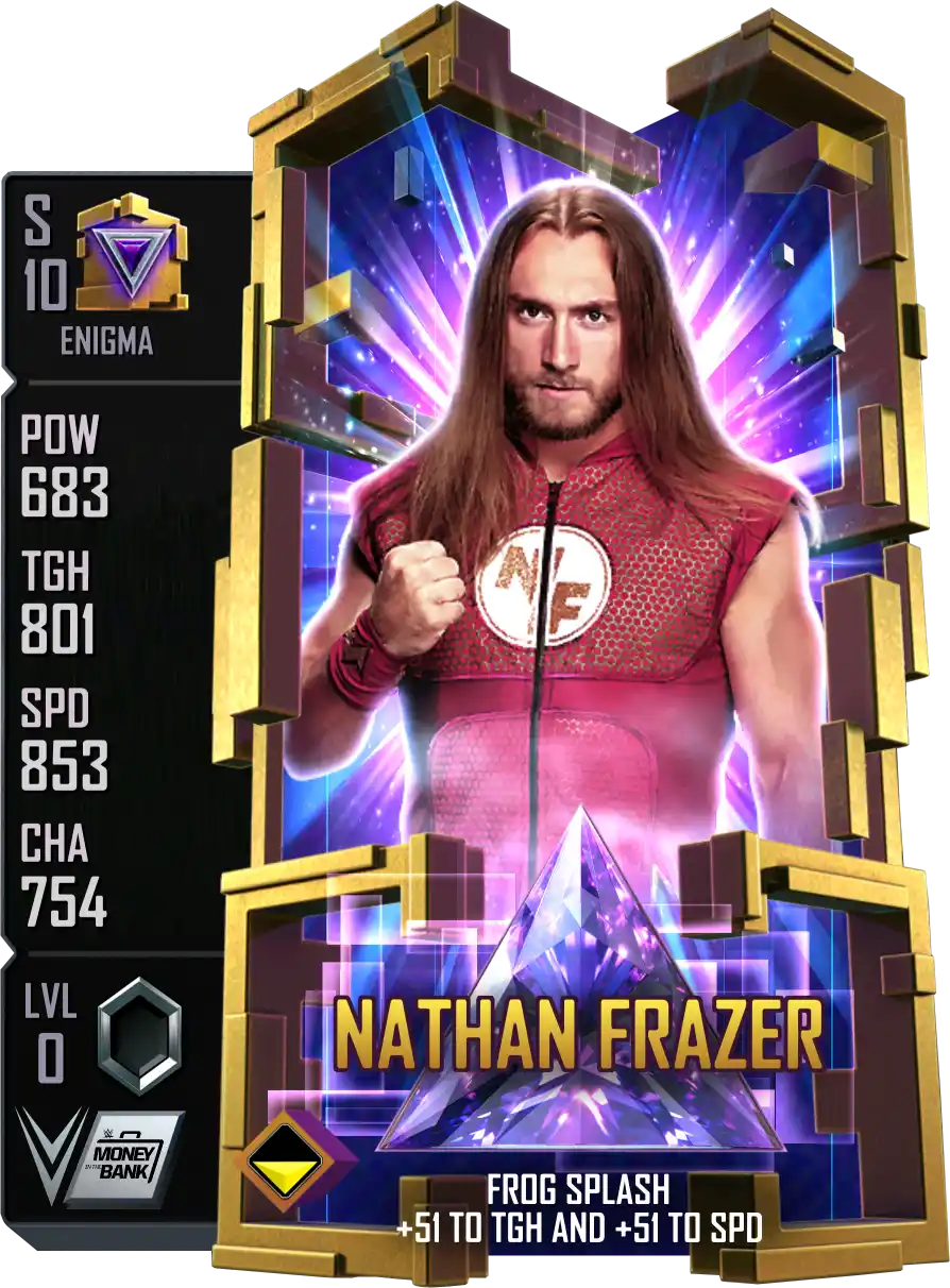 Enigma, Nathan Frazer, Standard Card from WWE Supercard