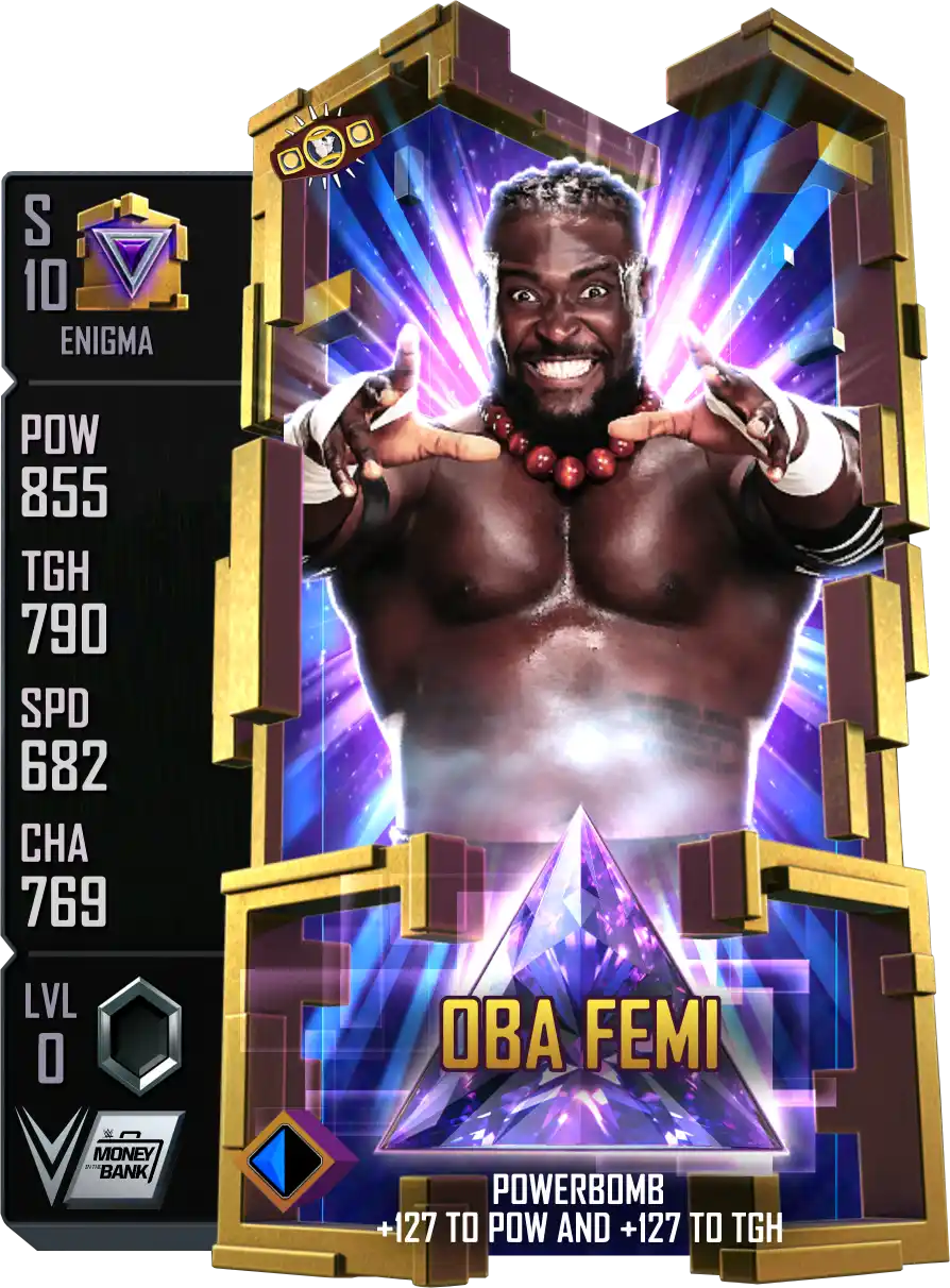 Enigma, Oba Femi, Standard Card from WWE Supercard