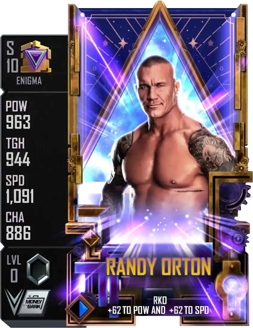 Enigma, Randy Orton, Heroic Event card from WWE Supercard