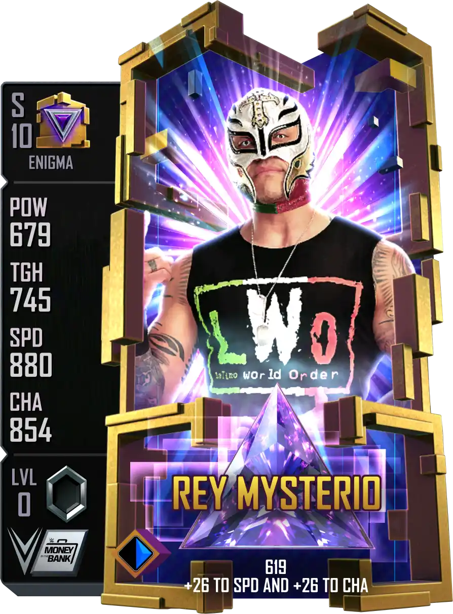 Enigma, Rey Mysterio, Standard Card from WWE Supercard