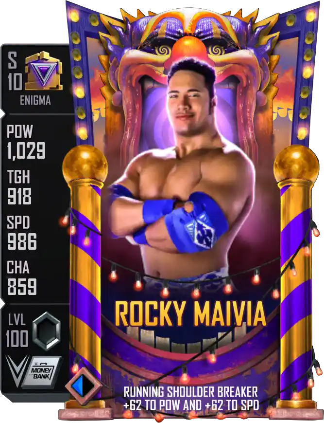 Enigma, Rocky Maivia, Fusion card from WWE Supercard