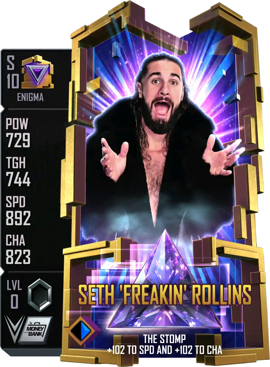 Enigma, Seth Rollins, Standard Card from WWE Supercard