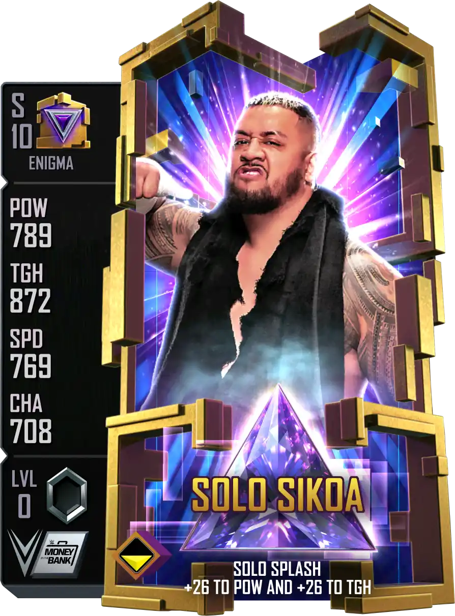 Enigma, Solo Sikoa, Standard Card from WWE Supercard