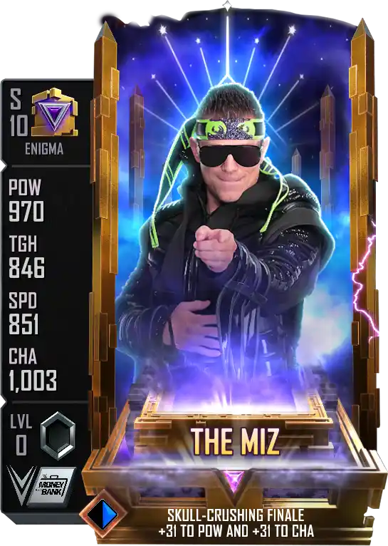 Enigma, The Miz, Fusion card from WWE Supercard
