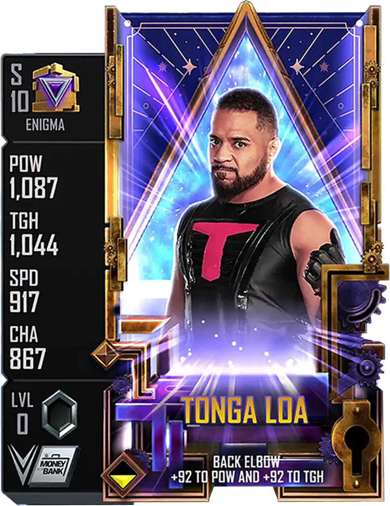 Enigma, Tonga Loa, Heroic Event card from WWE Supercard