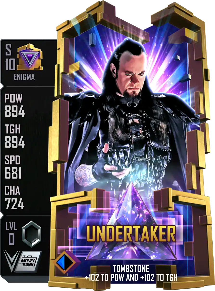 Enigma, Undertaker, Standard Card from WWE Supercard